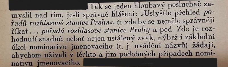 zdroj: Jazykový koute Čs .rozhlasu (první výběr), 3. vydání, strana 209