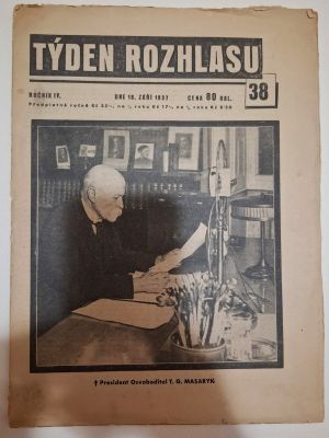 časopis TÝDEN ROZHLASU, ročník IV., č.38