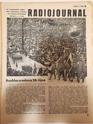 strana 3, časopisu Radio-Journal s programem na 28.10.1927