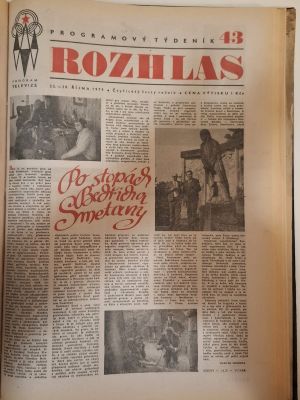 obálka časopisu ROZHLAS s programem na 28.10.1979