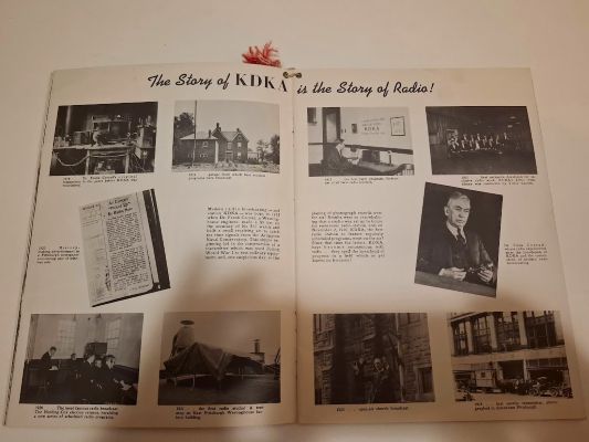 ukázka z publikace o historii KDKA z roku 1946