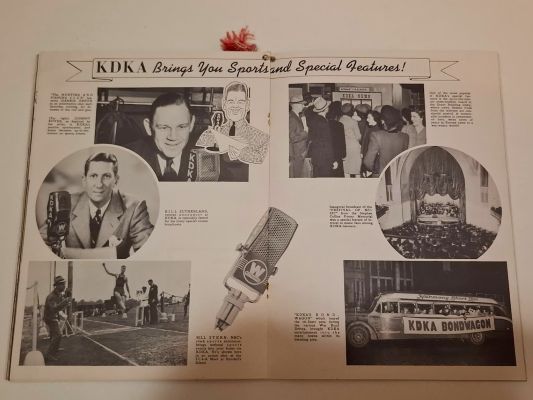 ukázka z publikace o historii KDKA z roku 1946