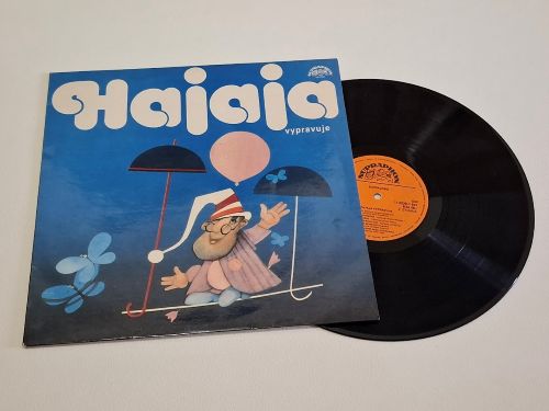 gramofonová deska s pohádkami skřítka Hajaji