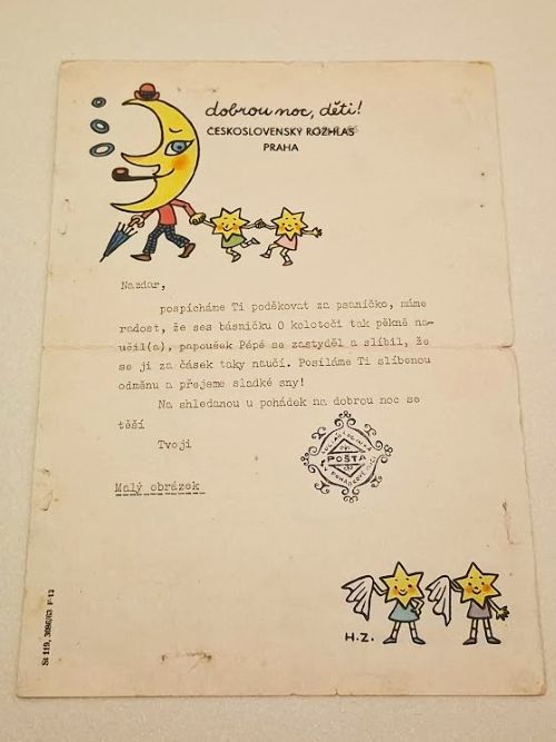 korespondence s dětmi, rok 1966